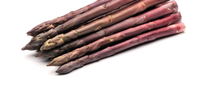 paarse asperges