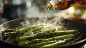 Asperges grillen en op het laatst nog wat bier erbij doen
